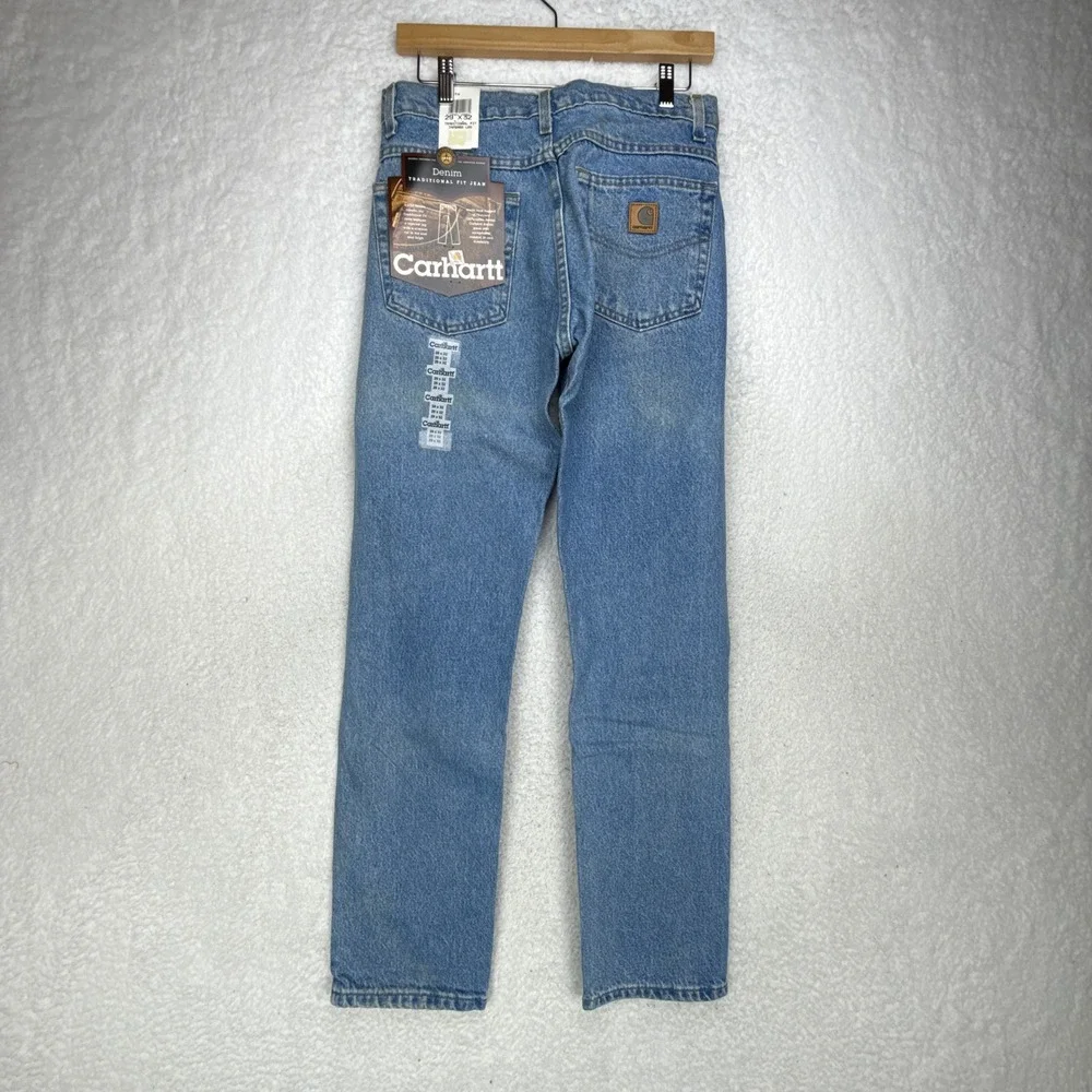 Carhartt Traditional Fit Jean Mens 29x32 Denim B18 STW‎ Light Wash NOS NWT